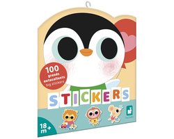 Janod - Stickerset Met 100 Babydieren Stickers