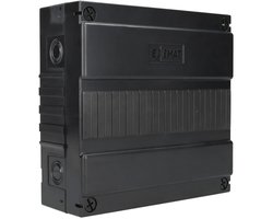 EMAT lege groepenkast 1-rij 12 modules 220x225mm - zwart (85260000)