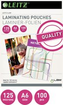 leitz lamineerhoezen - A6 - 125micron - 100 stuk