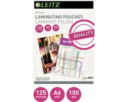 leitz lamineerhoezen - A6 - 125micron - 100 stuk