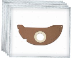 5x Dparts stofzuigerzakken geschikt voor Karcher WD2 en MV2 series - nr. 6.904-322.0