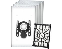 10x Dparts G-ALL stofzuigerzakken en 1 motorfilter geschikt voor Siemens Synchropower - stofzuigzakken en filter - stofzuigerfilter - nr. 00579421 - VZ41FGALL - BBZ41FGALL