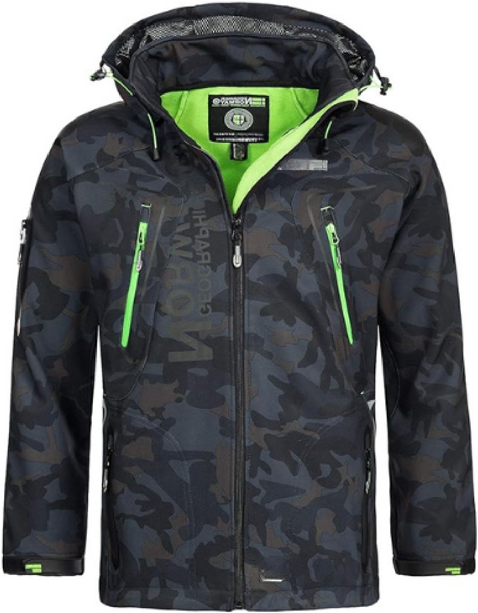 Tambour Softshelljas Voor Heren Waterafstotende Winddichte Outdoorjas Ademend En Comfortabel Jack Voor Elk Seizoen Blauw