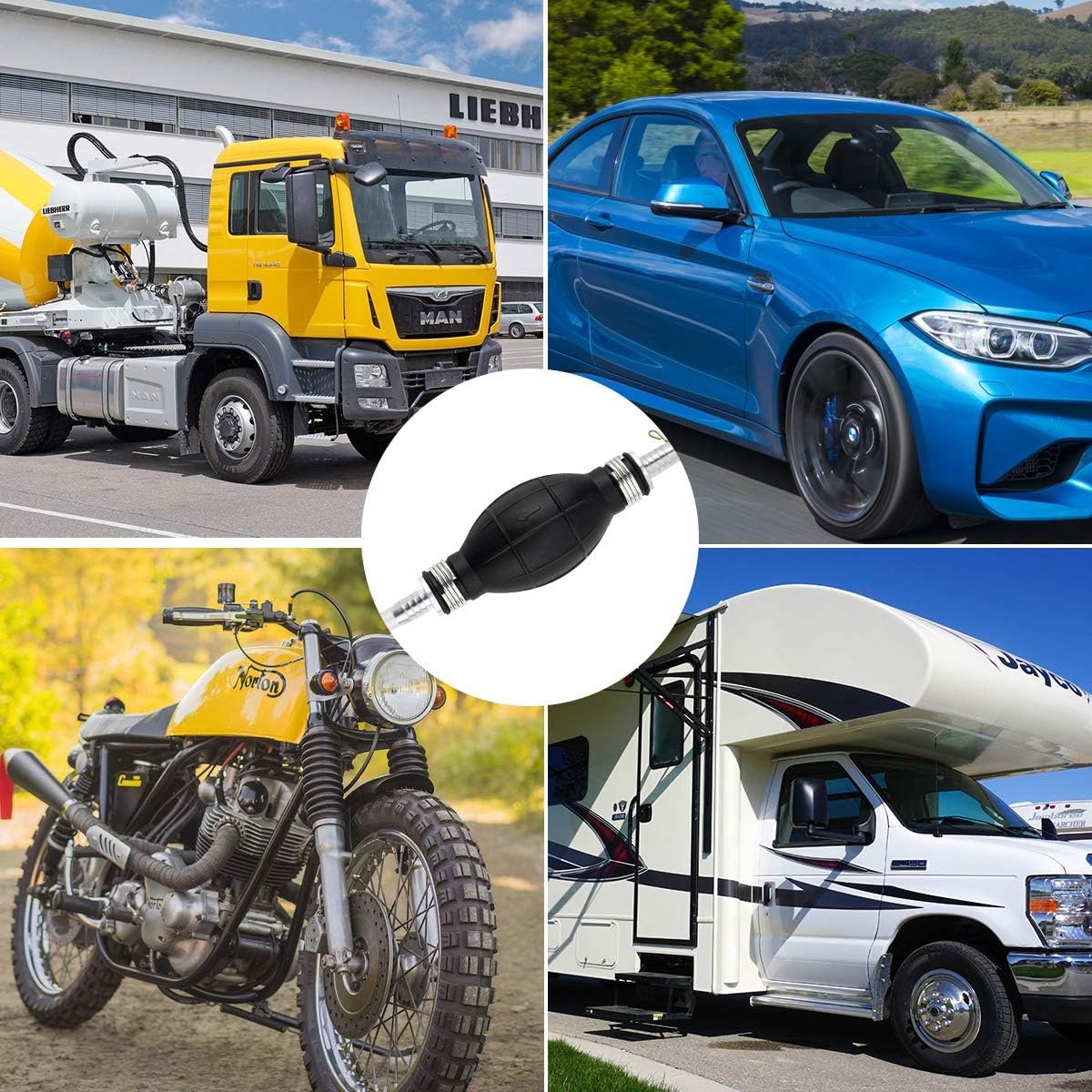 Handmatige waterpomp, sifon, brandstofpomp, draagbare auto voor waterwerken, benzine, oplosmiddel, vloeibare diesel, benzine met 2M totale slang thumbnail 3