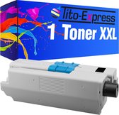 PlatinumSerie® 1 x toner XXL alternatief voor Oki C301 black