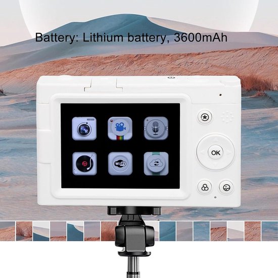 Appareil Photo Numérique 4K Autofocus 64 Mp 16X Zoom Numérique Avec
