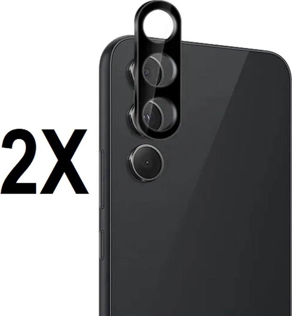 Screenz® - Camera lens protector geschikt voor Samsung Galaxy A36 - Screenprotector - Beschermglas - Glasplaatje geschikt voor A36 - 2 stuks