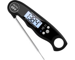 *** Premium Thermometer Keuken, BBQ , Voedingsmiddelen - Voedselthermometer Kern temperatuur meten - Draadloos - Cooking Thermometer - vlees, vis of groenten - 50°C tot 300°C - van Heble® ***