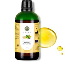 Vanan Herbal Eranda Massageolie – Spierontspanning – Verzachtende Werking – Diepe Voeding voor Droge Huid – 90 ml