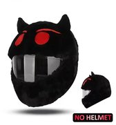 Motorhelm Cover Cartoon Pluche Helmen Hoed Met Gekke Grote Flexibele Oren Grappige Helm Beschermende Banmo