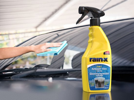 Rain-X 2-in-1 Ruitenreiniger & Regenafstotend 500ml – Reiniging Zonder Strepen – Regen Parelt Direct Af – Snel & Effectief Gebruik