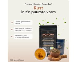Hojicha | Premium kwaliteit | Zakje 50 gram | Biologisch gecertificeerd