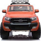 Elektrische Kinderauto Ford Ranger F650 4x4 Oranje 2 persoons 24V MP4 Scherm Met Afstandsbediening FULL OPTION