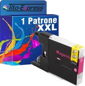 PlatinumSerie 1x cartridge alternatief voor Brother LC-1240 Magenta