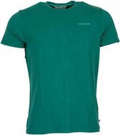 Life-Line Bamboo Heren T-shirt Groen - Navy-Dgreen: L