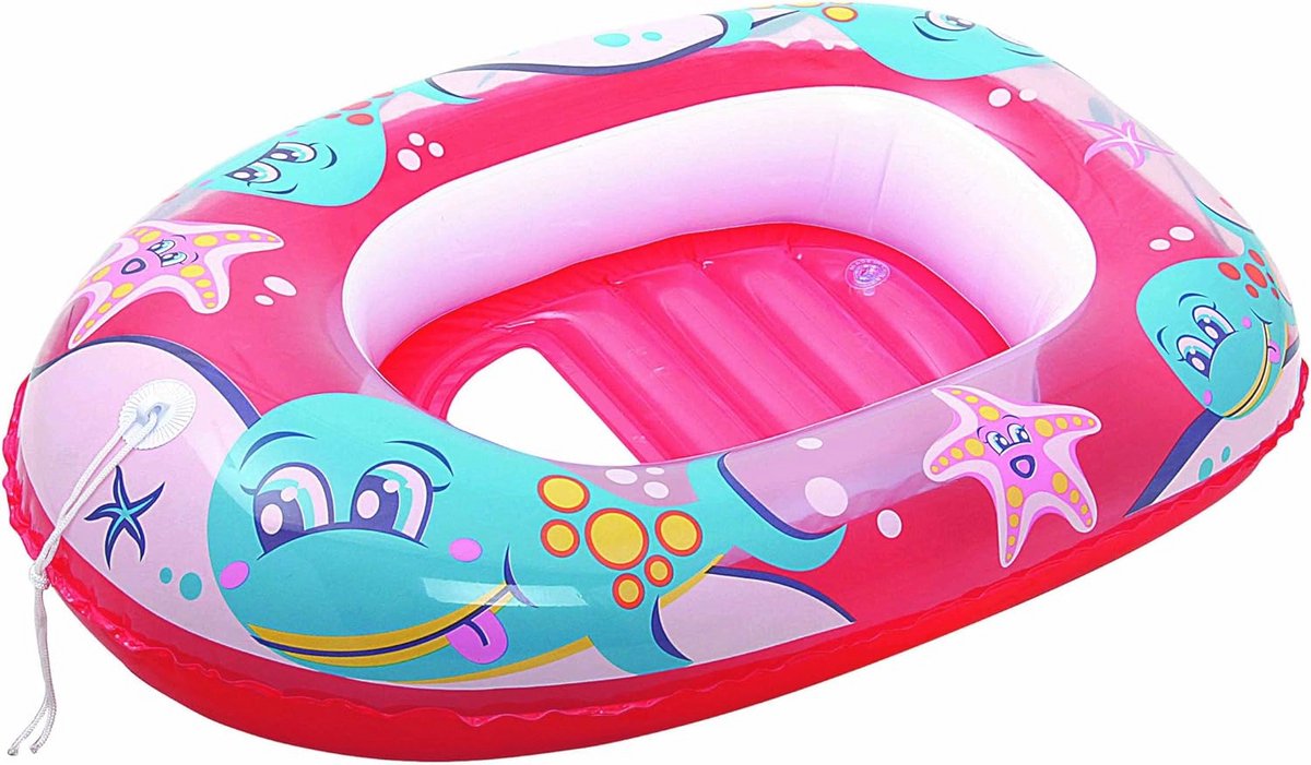 Kleurrijke rubberboot voor kinderen - Speelplezier in het water