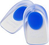 Nuvance - Semelles intérieures - Protège-talons - Supports d'arche - 2 pièces - Taille 39-45 - Hommes et femmes - Semelles talon - Semelles en Siliconen
