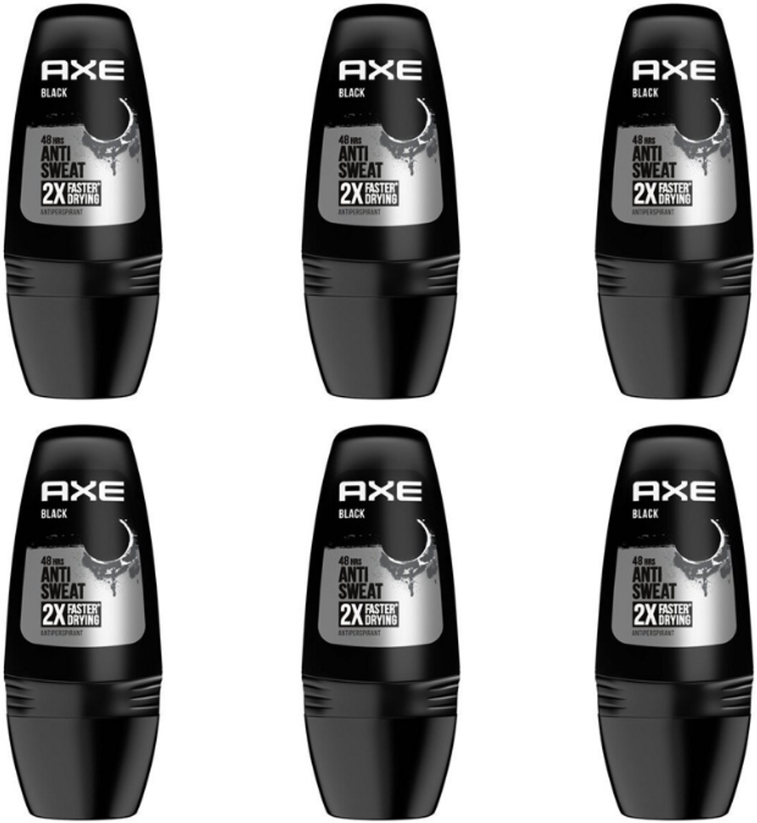 Axe Deo Roll-on – Black 50 ml (6 stuks)