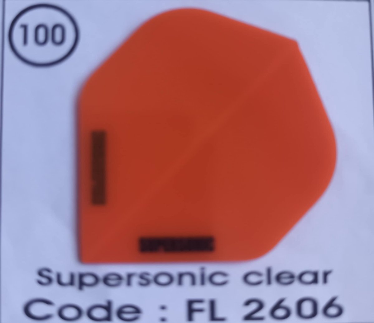 Dart Flights - 10 sets (30 stuks) - 100 micro - Supersonic - FL2606