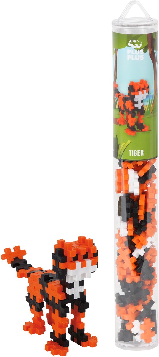 Plus Plus - Tubo de 100 Piezas Axolotl – Juego de construcción para niños a Partir de 3 años – PP4310