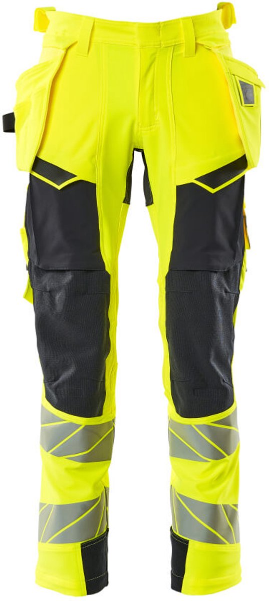Mascot Accelerate Safe Broek met spijkerzakken 19031-711 - hi-vis geel/donkermarine - C48 - 82