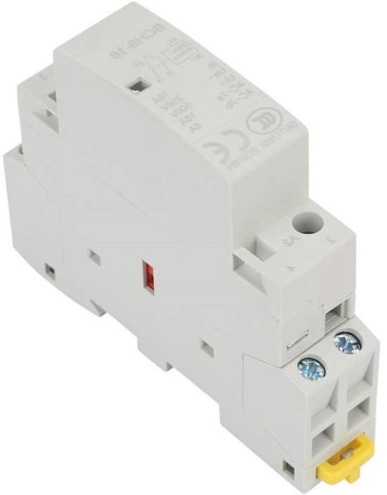 Produktbild von AC-Schütz 230V 2P 16A – Leises 2NO Relais Für Haushalt & Industrie, DIN-Schienenmontage, 50/60 Hz