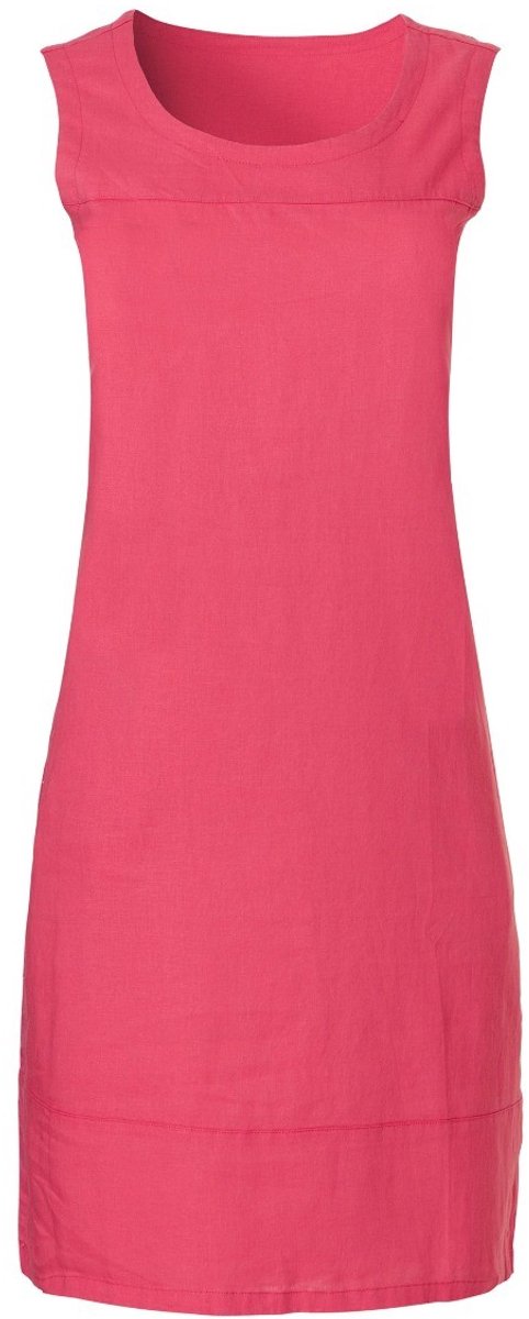 Dames Jurk Pastunette - Summer Dream - Roze - Linnen/Viscose - Maat 44