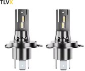 TLVX Autolampen H4 LED Dimlichten / Grootlicht / 2 stuks / Wit licht / 6000k / 12V / 55W