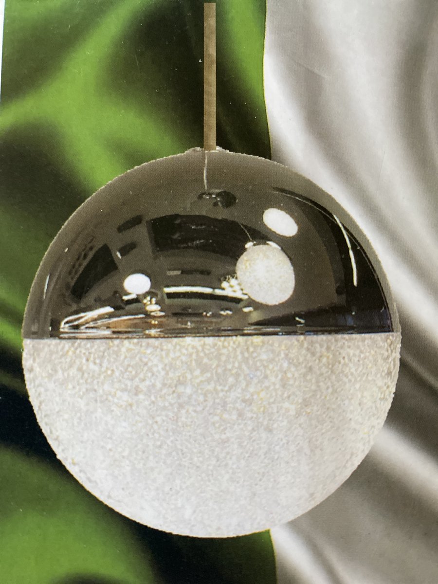 Basiclamp hanglamp Globo - chroom