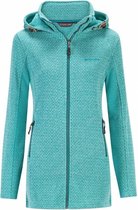 Life-Line Ramara Dames Fleece Vest Met Capuchon In Turquoise - 44