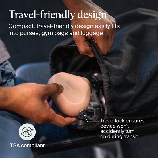 Therabody Theragun mini 3.0 - Massage Gun - 3 Opzetstukken - Draagbaar - Krachtig Massage Apparaat