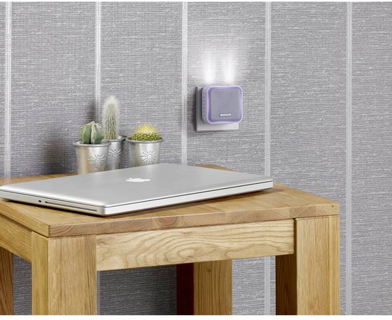 Honeywell Home draadloze deurbelset gong + beldrukker + versterker horizontaal - Series 5 wit (DC515SP2) — afbeelding 3