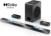 Bol.com ULTIMEA Nova S80 - Soundbar met 8" Draadloze Subwoofer 5.1.2-kanaals Dolby Atmos 4K HDR 2 Omhooggerichte Drivers 520W So... aanbieding
