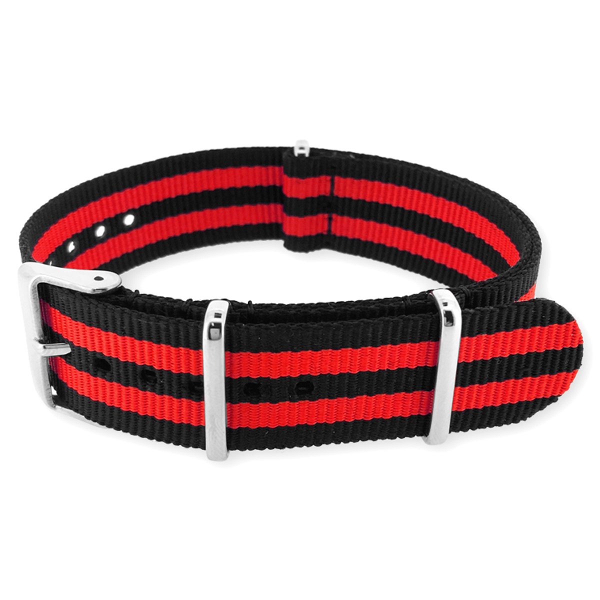 NATO Horlogeband G10 Military Nylon Strap - Original NATOS.com® - James Bond Rood 24mm
