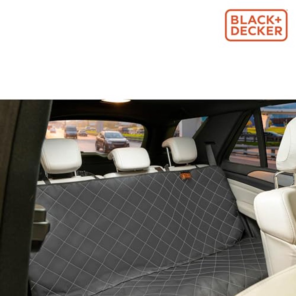 Housse De Siège Voiture Universelle BLACK+DECKER – Protection Antidérapante Et Hydrofuge, Noir - 8