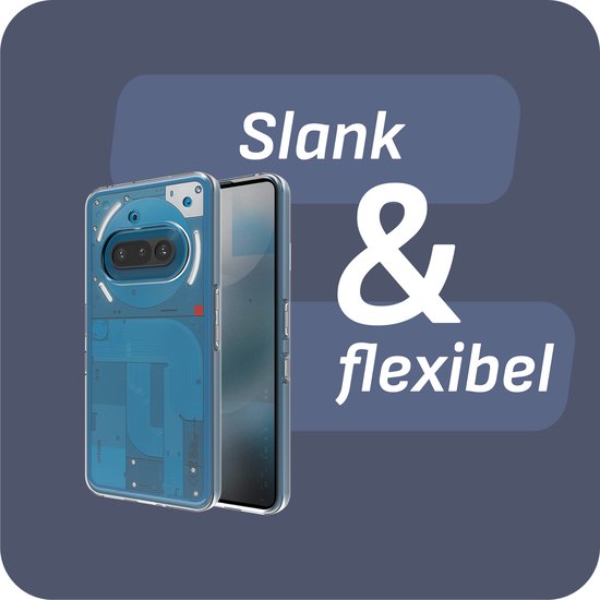 Coque souple en TPU Cazy pour téléphone Nothing (3a) - Transparente