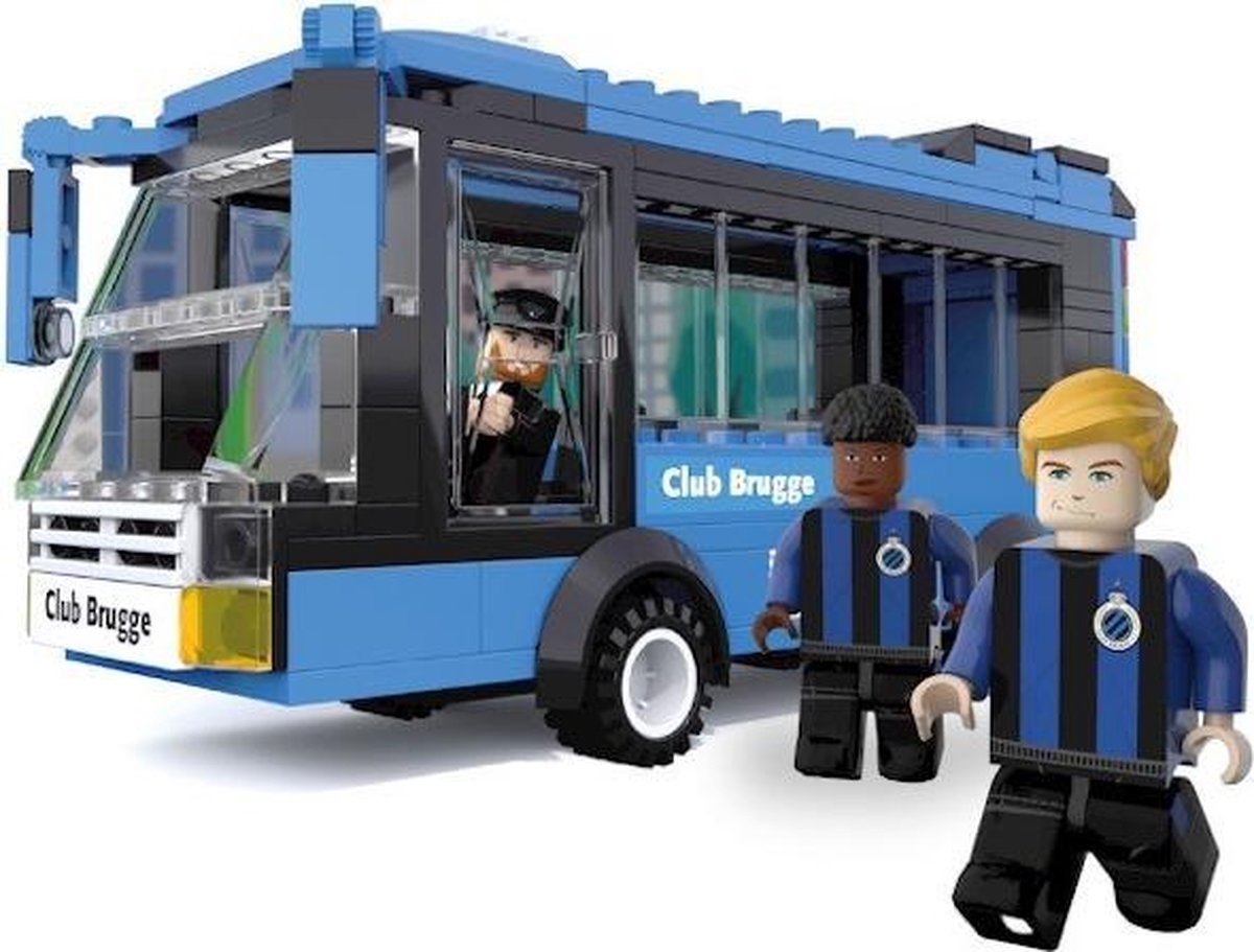 Club Brugge Spelersbus met 3 spelers