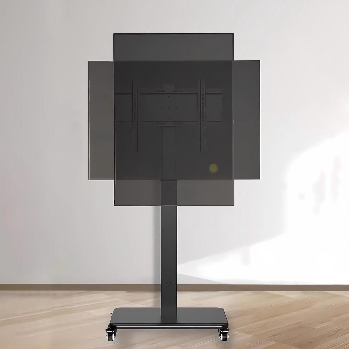 Tv-standaard Mobiele tv-standaard op wielen for 32-75 inch scherm draagbare tv op wielen VESA 100x100-600x400 TV trolley met wielen(32-55in tv)
