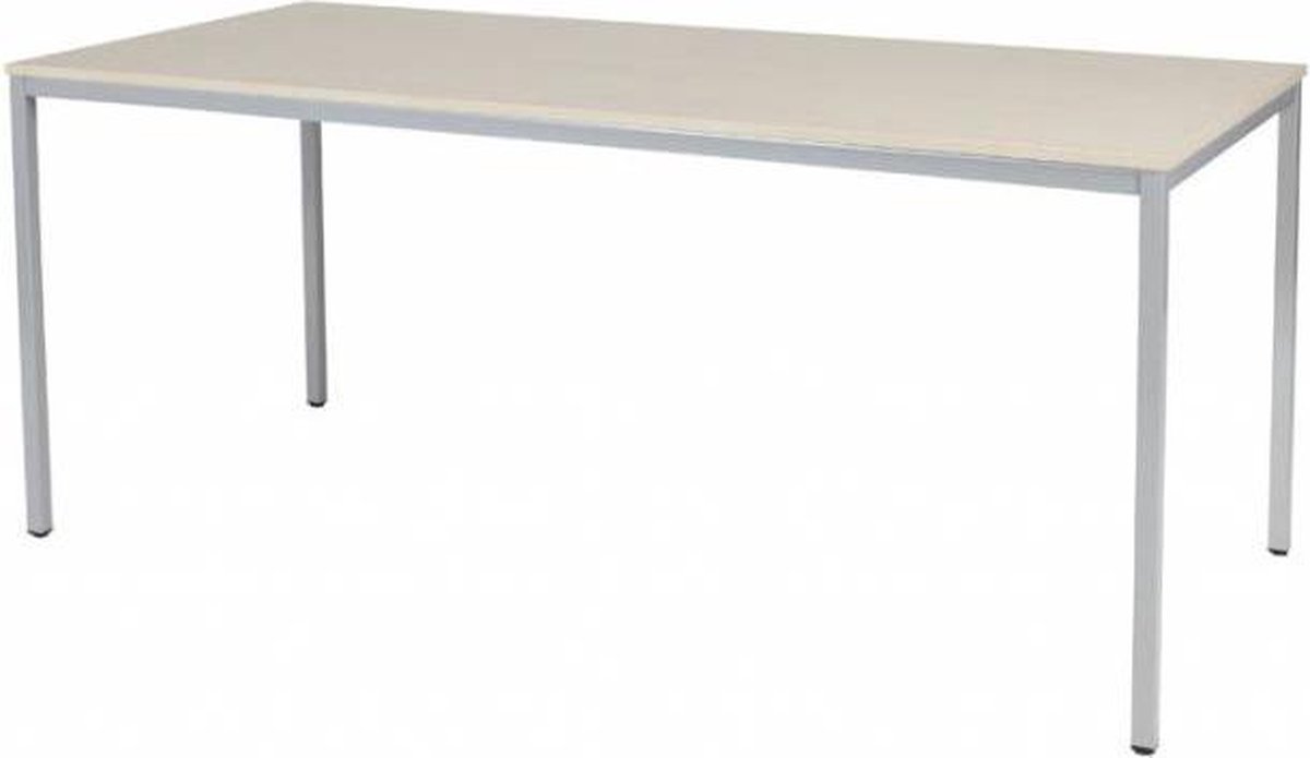 Bureautafel - Domino Basic 180x80 Eiken - alu frame