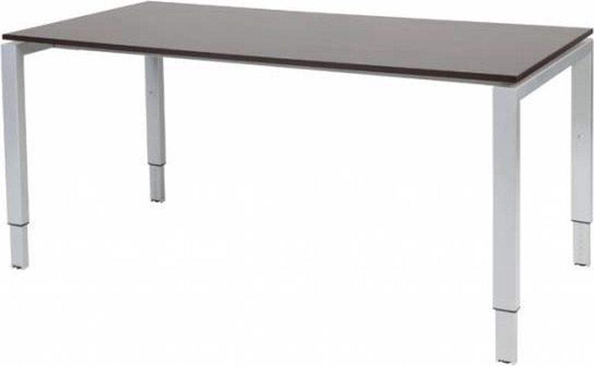 Verstelbaar Bureau - Domino 160x80 logan - alu frame