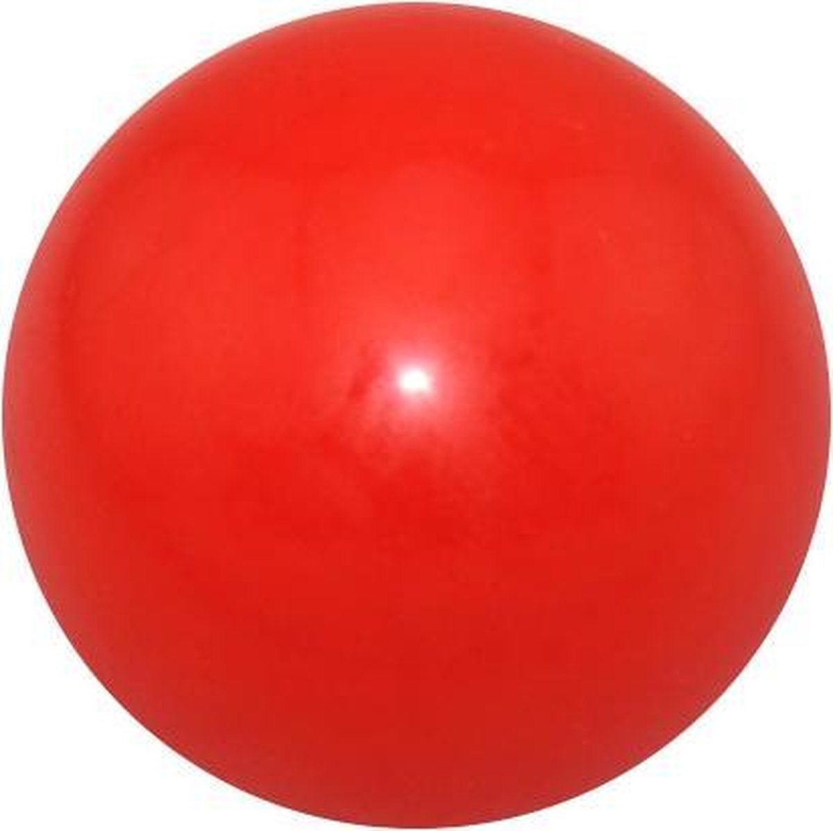 Een solide rubberen rode bal. bol.com