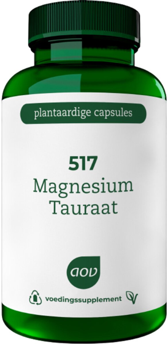 Goedkoopste AOV 517 Magnesium Tauraat - 90 vegacaps - Mineraalpreparaat