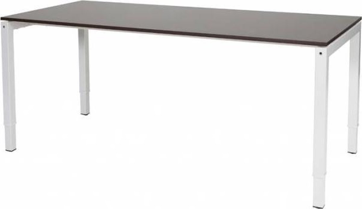Verstelbaar bureau - Slinger 200x80 logan - wit frame