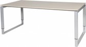 Verstelbaar Bureau - Domino Plus 180x90 Eiken - alu frame