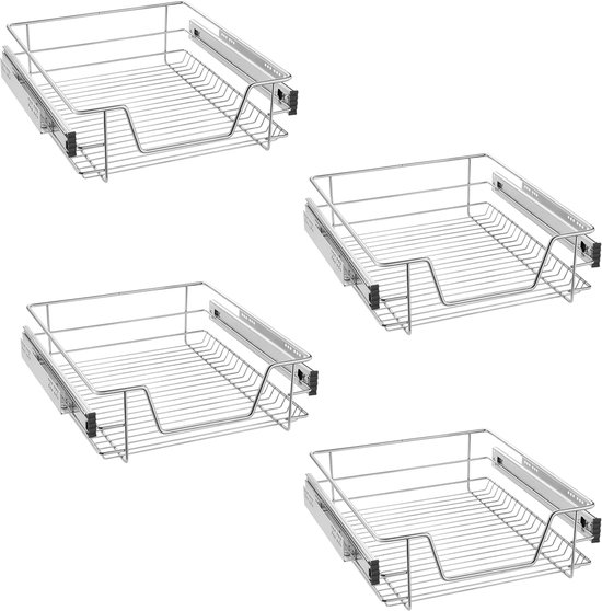 JNGLGO 4 Tier Gewürzregal Stehend Metall Gewürz Organizer für Küchen Schrank Gewürzständer