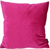 Velvet Roze Kussenhoes | Fluweel - Polyester | 45 x 45 cm
