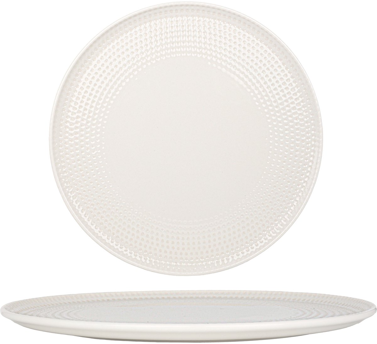 Bonna Pizzabord - Pure Dot - Porselein - 32 cm - set van 2