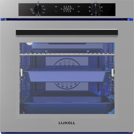 Foto: Ferre xe61cs inbouw conventioneel oven 60 cm 2325w zwart glas