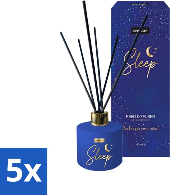 Foto: Sence sleep geurstokjes ontspannend 100 ml bulkverpakking 5 stuks