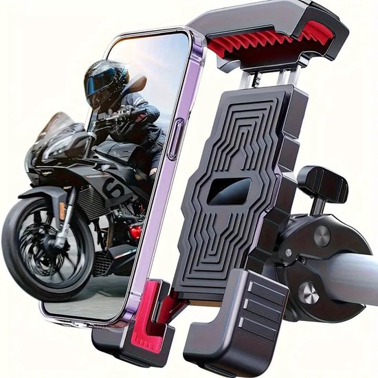 Support Téléphone Universel Pour Vélo – Rotation 360° – Fixation Guidon Moto Scooter